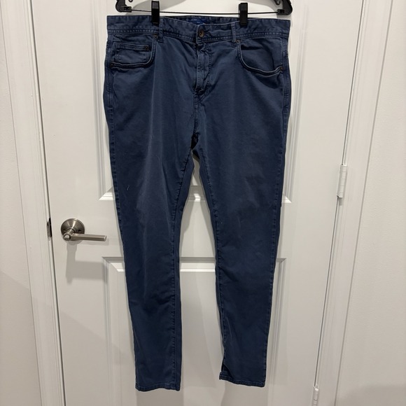 ZARA MAN Other - Zara Man | Navy Blue Slim Fit Cotton Twill Pants Men's Size 34 Casual 5 Pockets